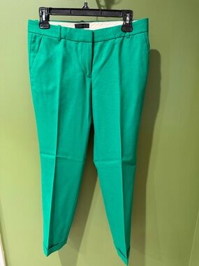J. Crew Emerald Green Tailored Ankle Pants